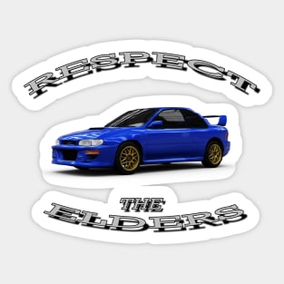 Subaru Impreza WRX STI TypeR 'Respect The Elders' Sticker